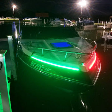 Racesport MSL1FTSL Boat and Marine Vessel 12in LED Strip Starboard and Port sidelight Nav kit (1FT)