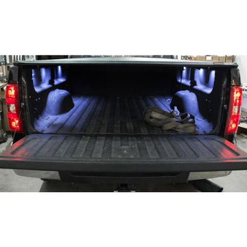 Racesport RS-4P-LEDBED 8-POD LED Complete Bed Rail Pod Lighting Kit 4 pods on left and 4 pods on right Race Sport Lighting