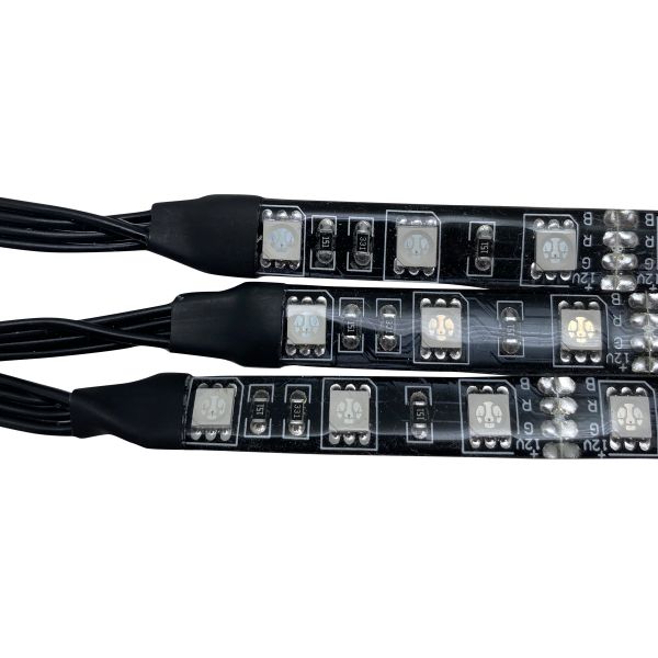 Racesport RSMKIT ColorADAPT Adaptive RGB LED Weatherproof Motorcycle Kit - Complete 10-Strip Kit