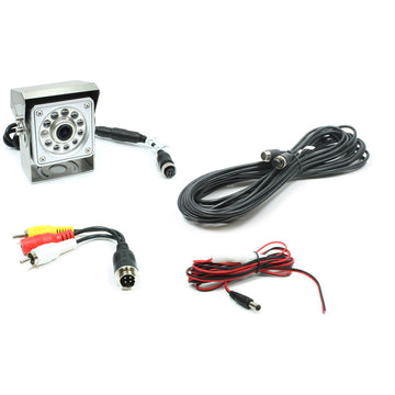 Rostra 250-8098-HD-10M Hing-mount CCD IR Color Camera With 10-meter Harness