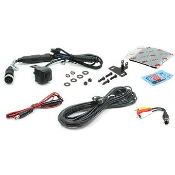 Rostra 250-8199-tabHD-10m Heavy Duty Tab/hinge Mounted CMOS Color Camera W/ 4-pin Weather-proof Connector & 10-meter Harness