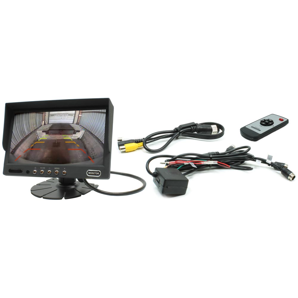 Rostra 250-8220 7-inch Lcd Video Monitor W/ Dashboard Pedestal/mount Airaid