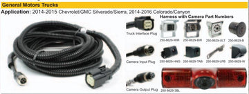 Rostra 250-8629-B 2014+ Chevrolet Silverado & Gmc Sierra Rearview Backup Camera Accel