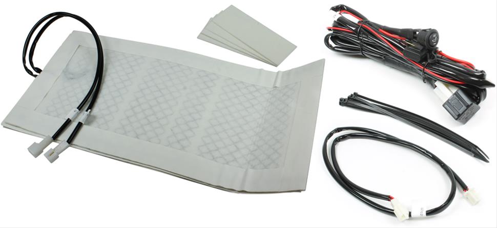 Rostra 2501900 ComfortHeat Seat Heater Kits 250-1900 (Seat Heater Kits, ComfortHeat Heated Seat System, Carbon Fiber Seat Back and Cushion, Harness, Switch, Kit)