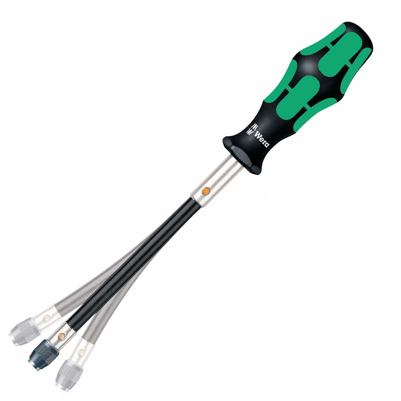 WERA 05028160001 Kraftform Bitholding Screwdriver with Flexible Shaft Wera