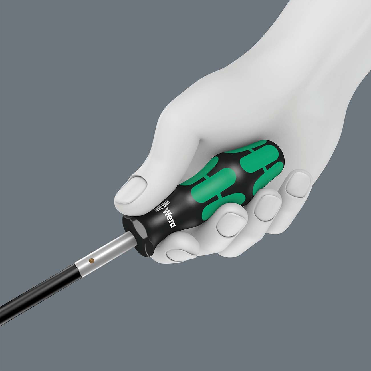 WERA 05028160001 Kraftform Bitholding Screwdriver with Flexible Shaft Wera