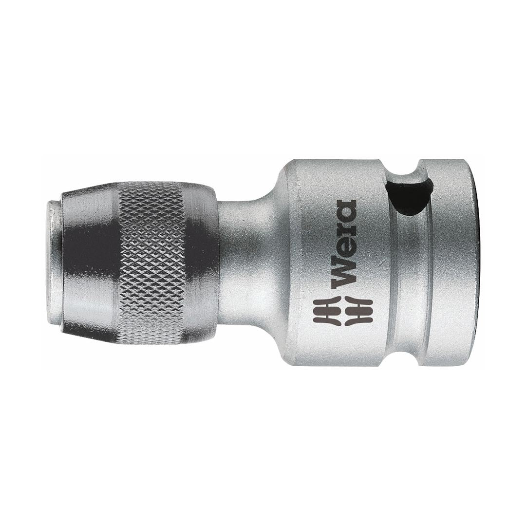 WERA 05042755001 3/8" Drive Hexagon Bit Adaptor with Quick-Release Chuck Wera