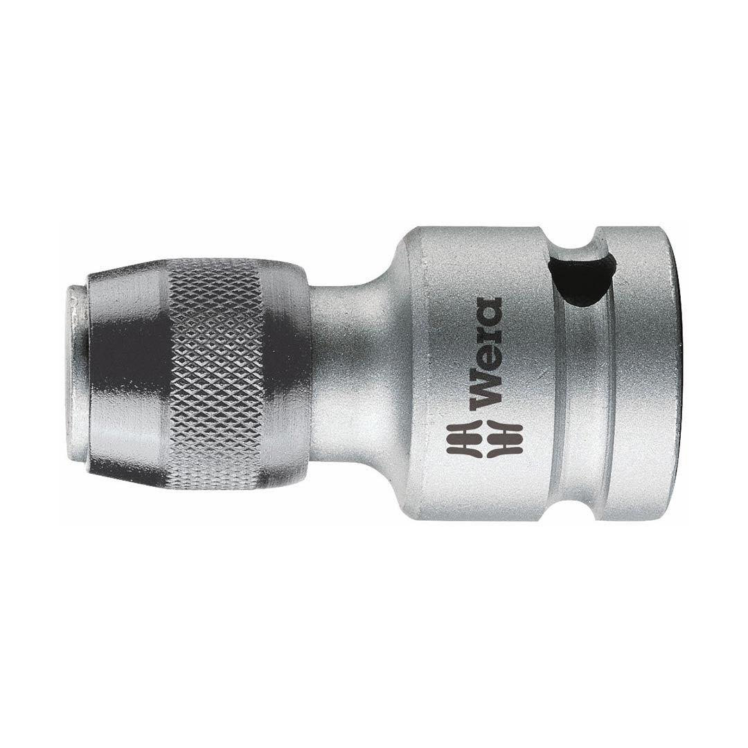 WERA 05042760001 1/2" Drive Hexagon Bit Adapter with Quick-Release Chuck Wera