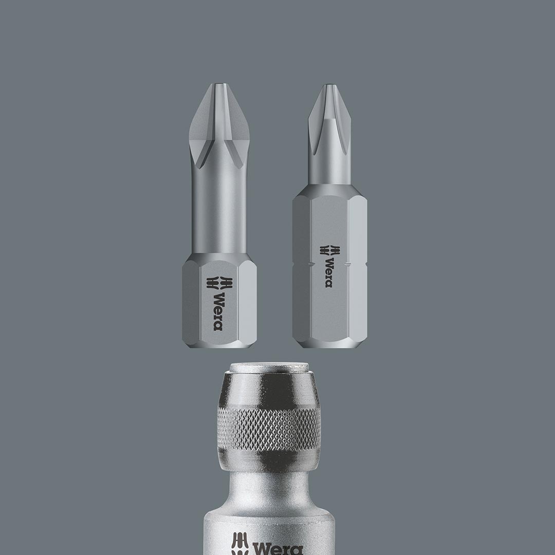 WERA 05042760001 1/2" Drive Hexagon Bit Adapter with Quick-Release Chuck Wera