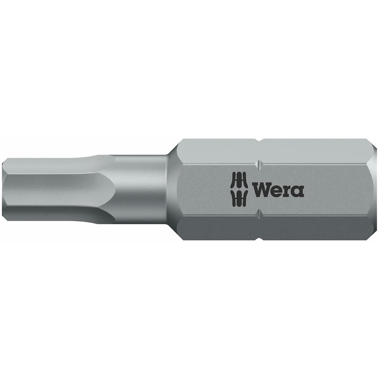 WERA 05056305001 2mm Hex-Plus Bit - 1/4" Drive Wera