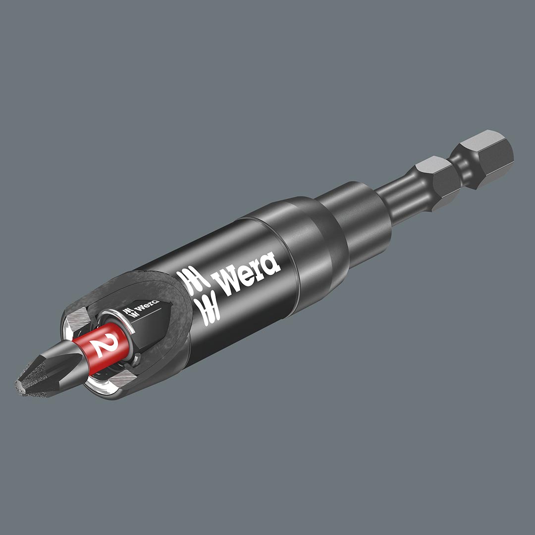 WERA 05057675001 Impaktor - Magnetic Power Bit Holder Wera