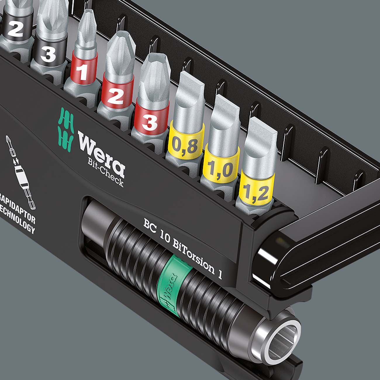 WERA 05057690001 Bit-Check 30 "Impact Ready" Diamond Coated Tips (30-Piece Set) Wera