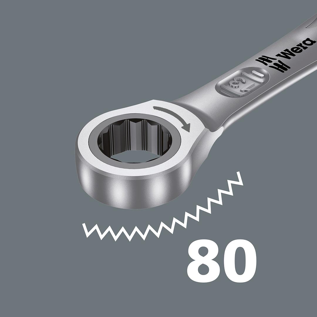 WERA 05073284001 JOKER 9/16" Ratcheting Combination Wrench Wera