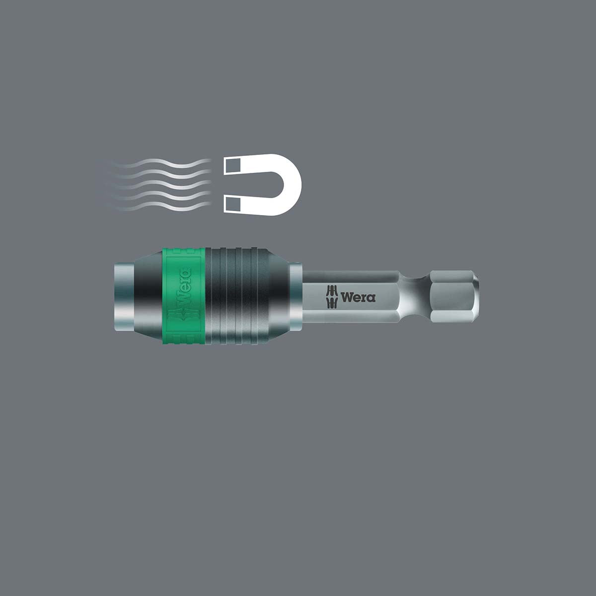 WERA 05073421001 Rapidaptor Short Universal 1/4" Bit Holder Wera