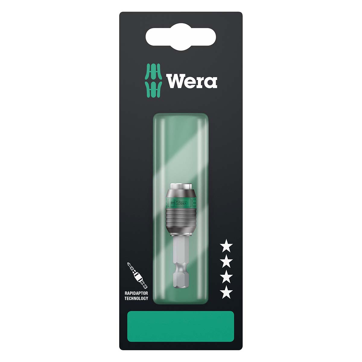 WERA 05073421001 Rapidaptor Short Universal 1/4" Bit Holder Wera