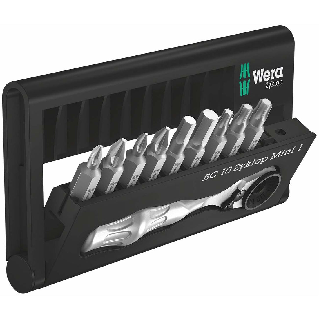 WERA 05073645001 Bit Set and Bit Ratchet (10 Pieces) Wera