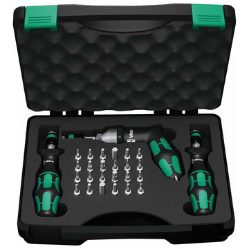 WERA 05074739001 Kraftform Torque Screwdriver Bit Set (27-Piece Set) Wera