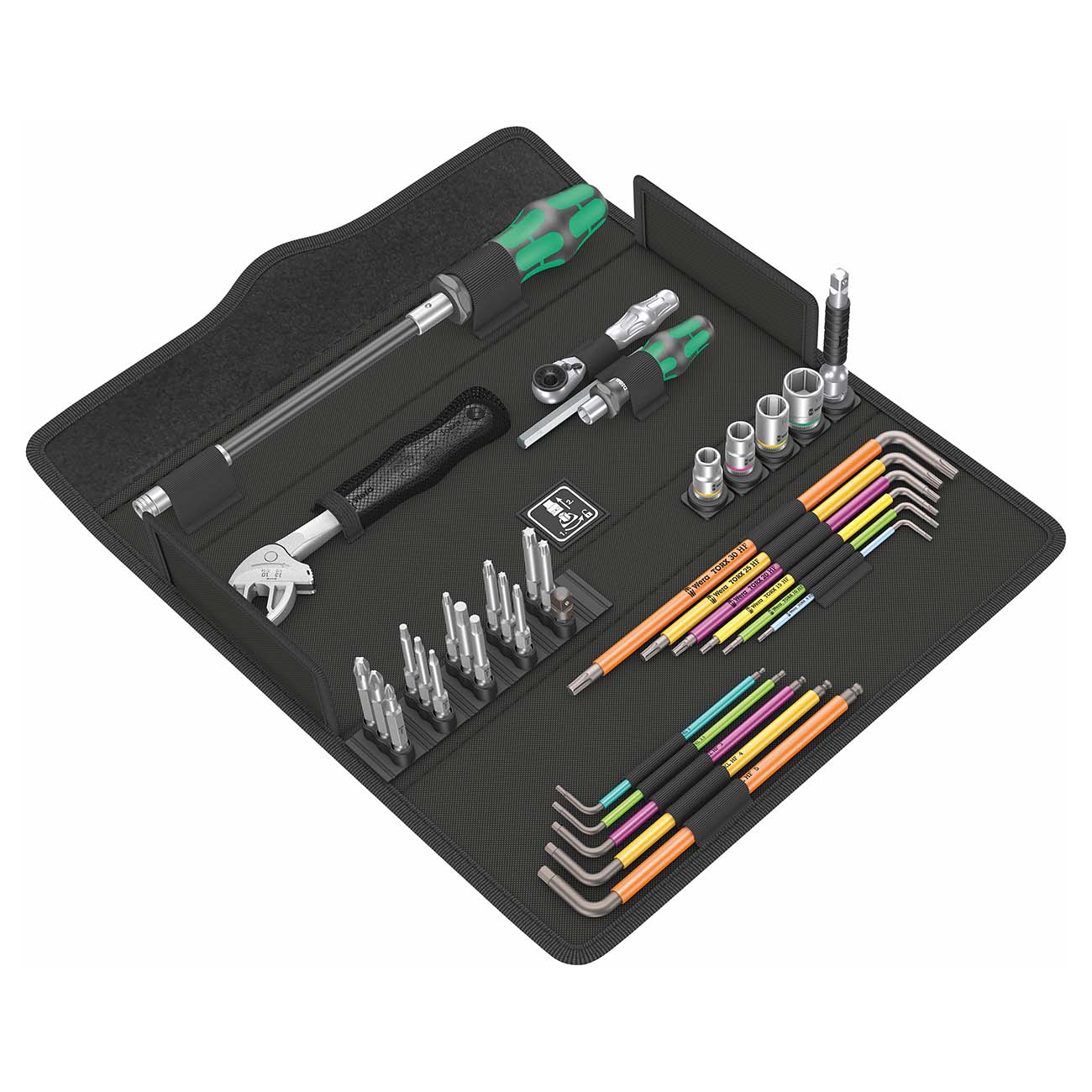 WERA 05134013001 Kraftform Kompakt Screwdriving Metric Tool Set for Window Installation (36 Piece Set) Wera