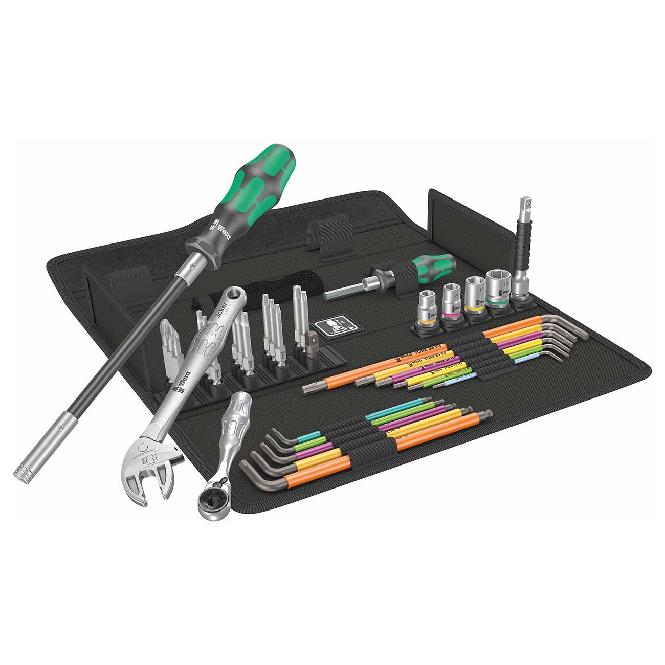 WERA 05134013001 Kraftform Kompakt Screwdriving Metric Tool Set for Window Installation (36 Piece Set) Wera