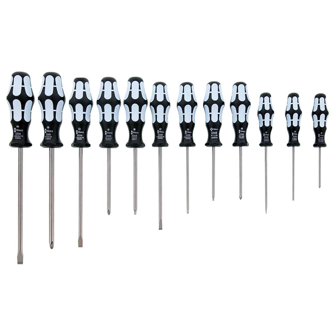 WERA 05347903001 Stainless Steel Screwdrivers 12 Piece Set Wera