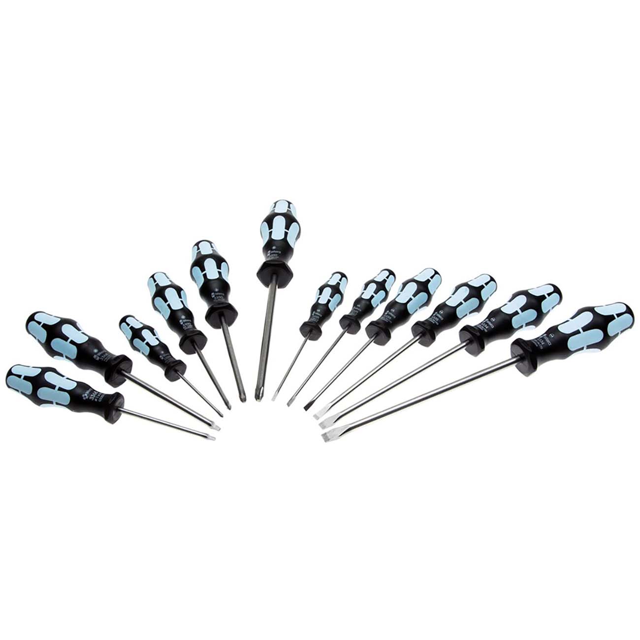 WERA 05347903001 Stainless Steel Screwdrivers 12 Piece Set Wera