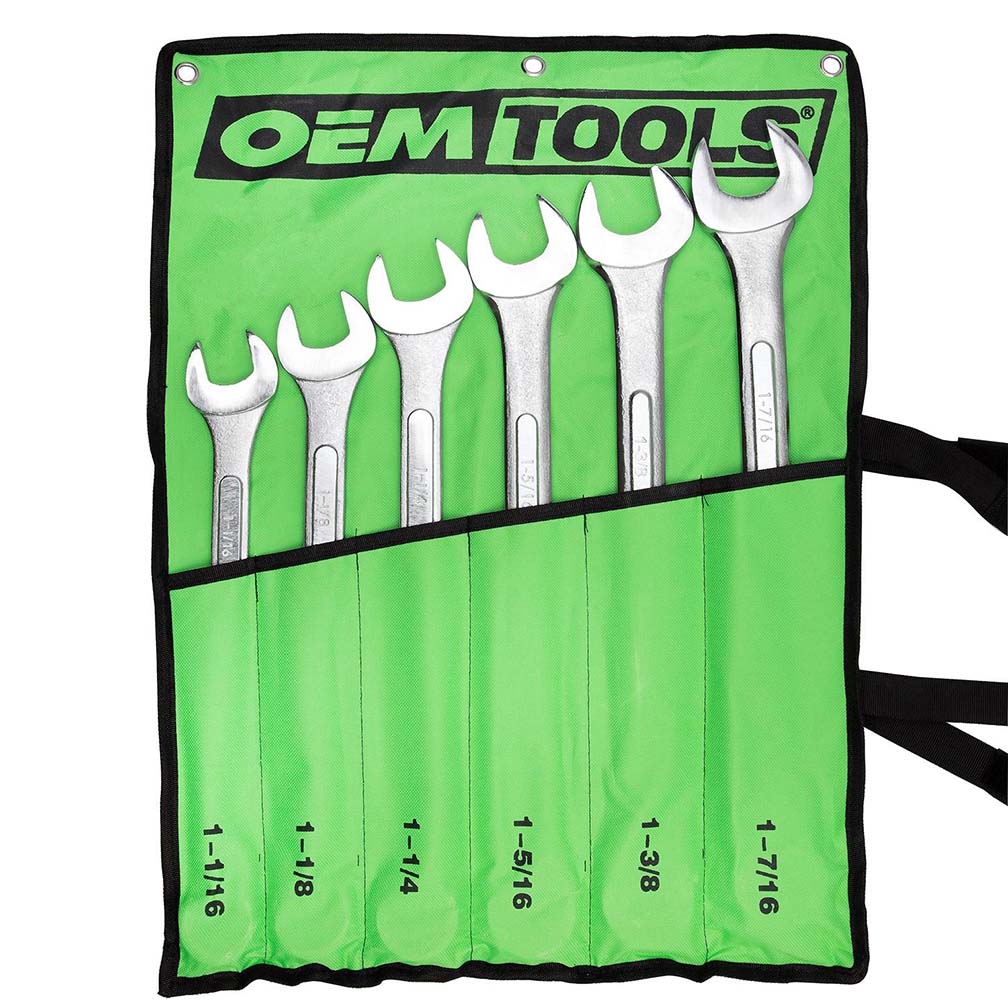 OEM TOOLS 22100OEM 6 Pc. SAE Jumbo Wrench Set OEM TOOLS