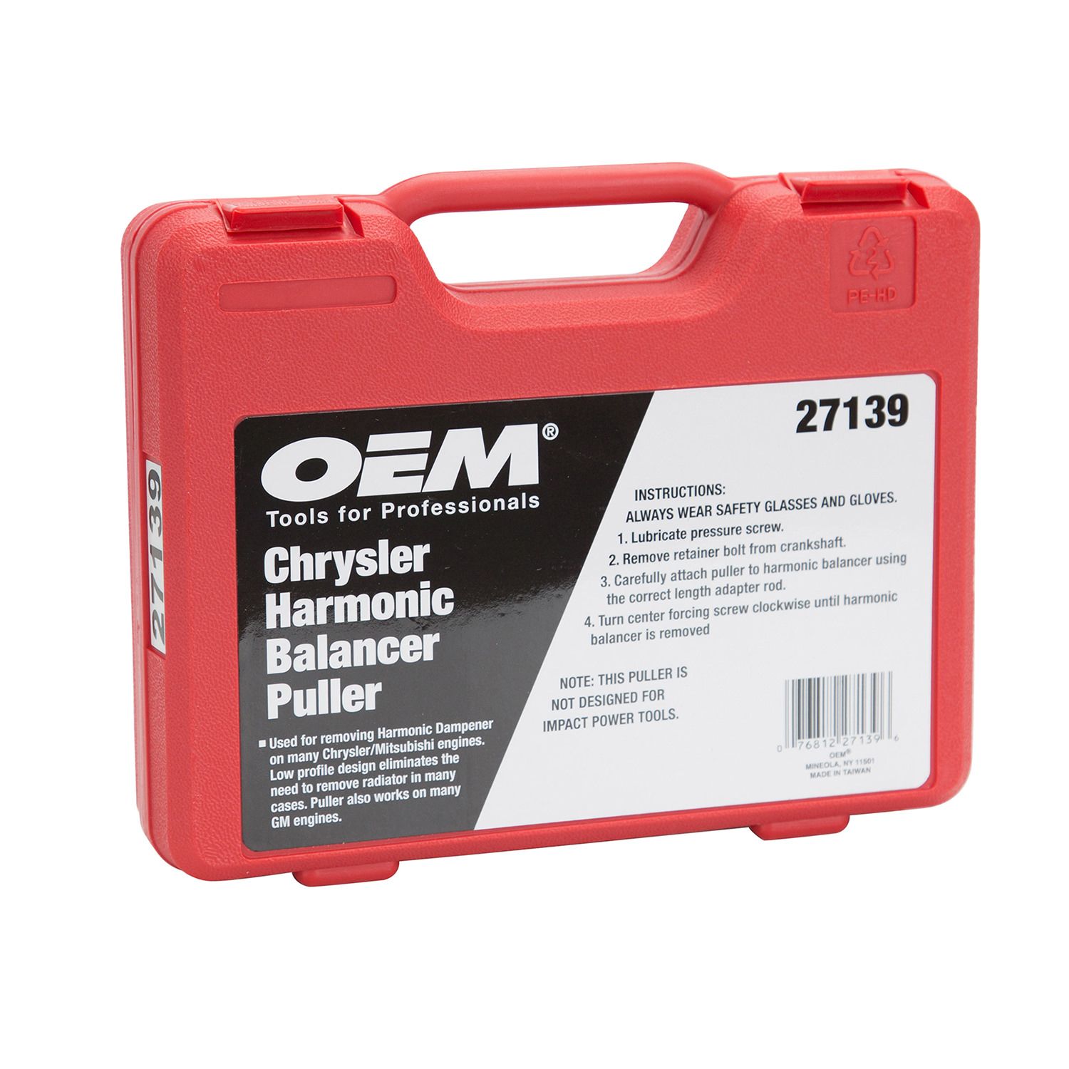 OEM TOOLS 27139 CHRYSLER HARMONIC BALNCER PULL OEM TOOLS
