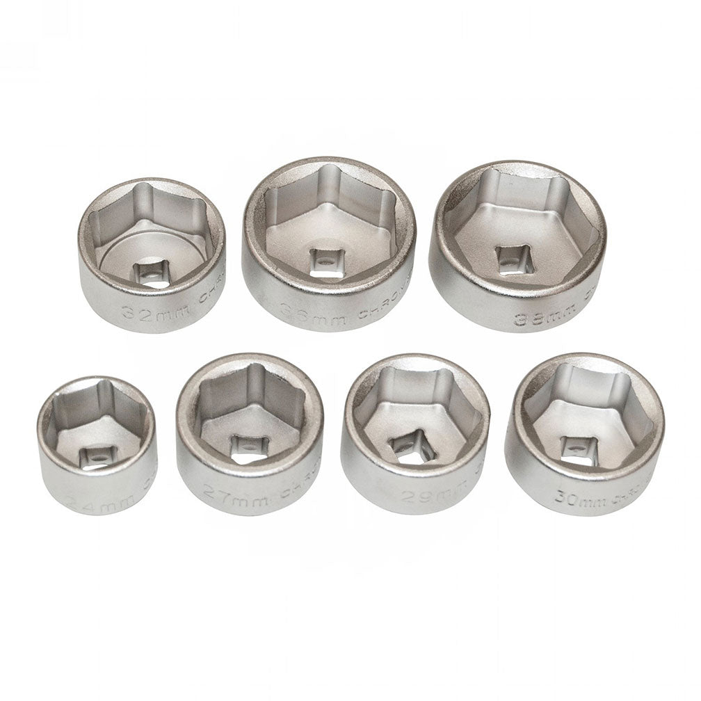 OEM TOOLS 27197 27197 3/8 Inch Drive Oil Filter Removal Socket Set 7-Piece OEM TOOLS