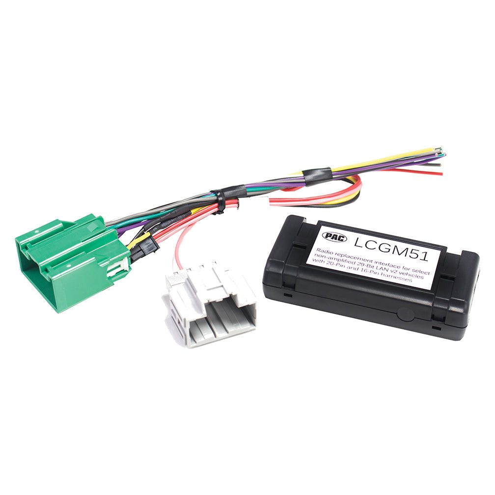 PAC LCGM51 Radio Replacement Interface for Non-Amplified "™14-"™19 GM LAN v2 Vehicles PAC Audio