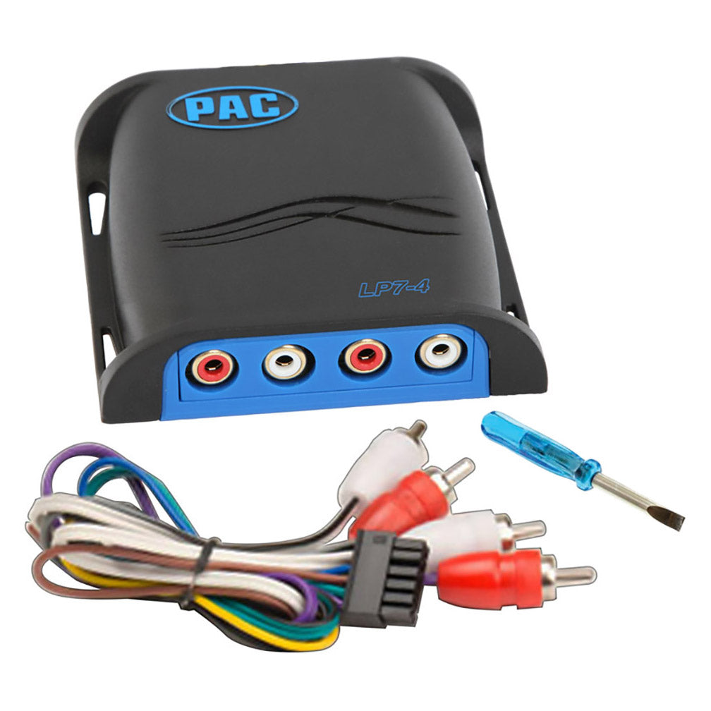 PAC LP74 Locpro L7 4CH Line Output Converter with Remote Turn-on PAC Audio