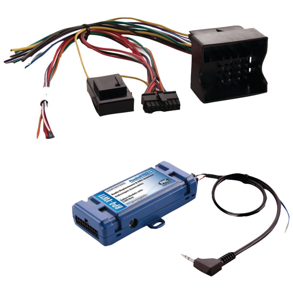 PAC RP4VW11 radio replacement and SWC interface for "˜02 - "˜15 VW Vehicles with CAN bus PAC Audio
