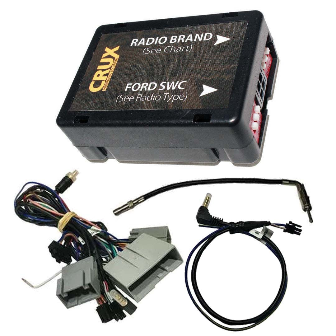 CRUX SWRFD60 Radio Replacement with SWC Retention for Select '05-14 Ford/Lincoln/Mercury Vehicles CRUX Interfacing Solutions