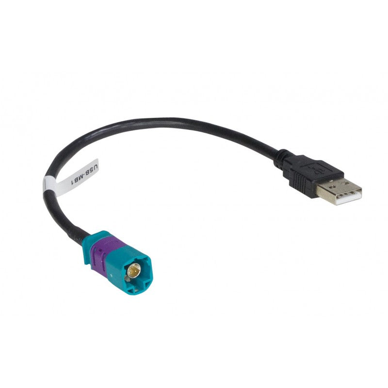 PAC USBMB1 USB Retention Cable for Select 2014-16 Mercedes & European Vehicles PAC Audio