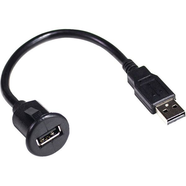 PAC USBDMA1 Short USB Dash Mount Adaptor Cable Type A Male to Type A Female PAC Audio
