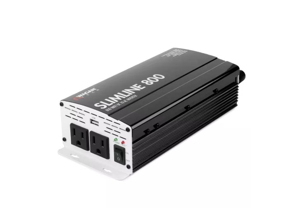 Wagan 3718 Slim Line 800W Power Inverter