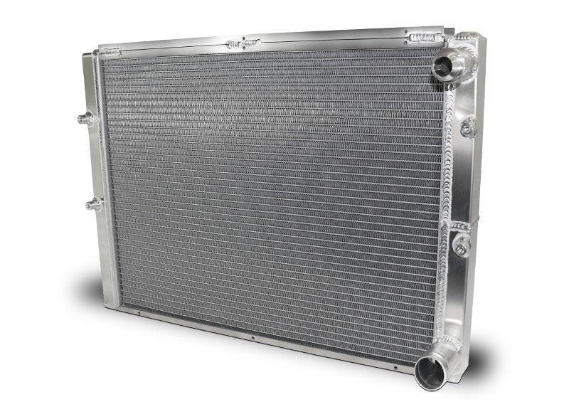 AFCO Racing 80195NDP-16 Single Row Lightweight Asphalt Radiator Double Pass 16AN Male Inlet Afco Racing Products